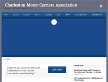 Tablet Screenshot of charlestonmotorcarriers.com
